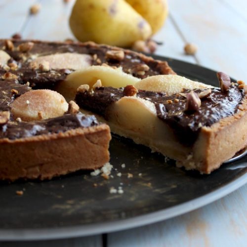 Recette Tarte Poires Et Chocolat Noir Maison Facile à Réaliser