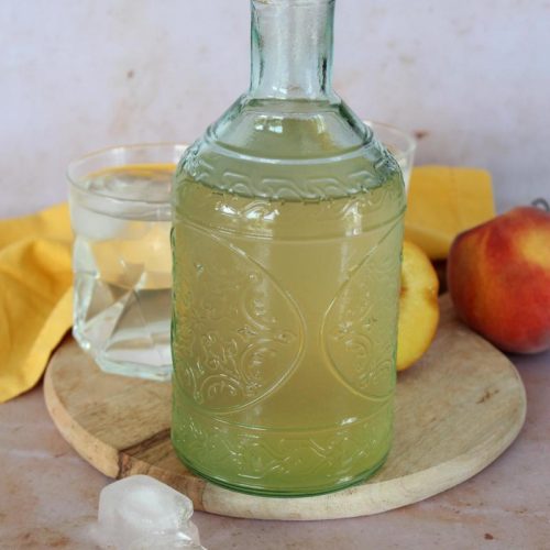 Sirop de pêche maison