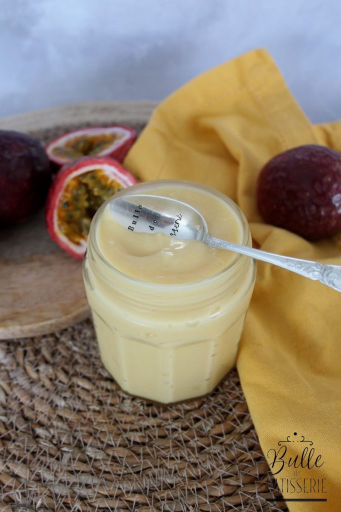 Crème aux fruits de la passion façon lemon curd