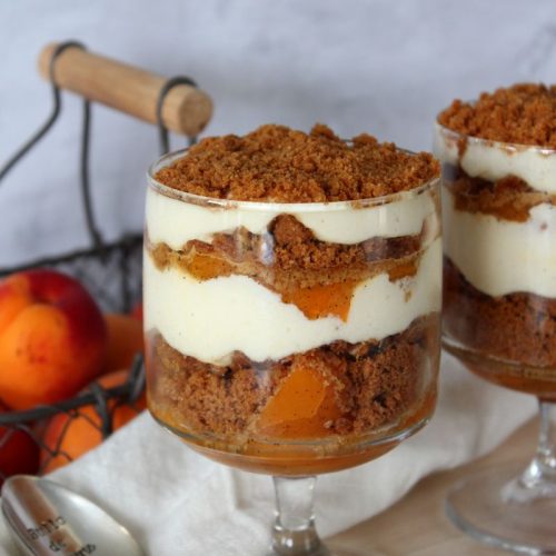 Verrines dessert Abricots-Speculos