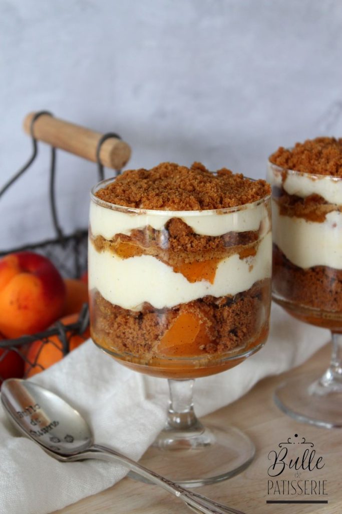 Verrines dessert Abricots-Speculos