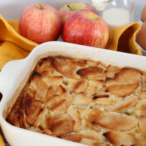 Dessert rapide et facile à préparer : la flognarde aux pommes