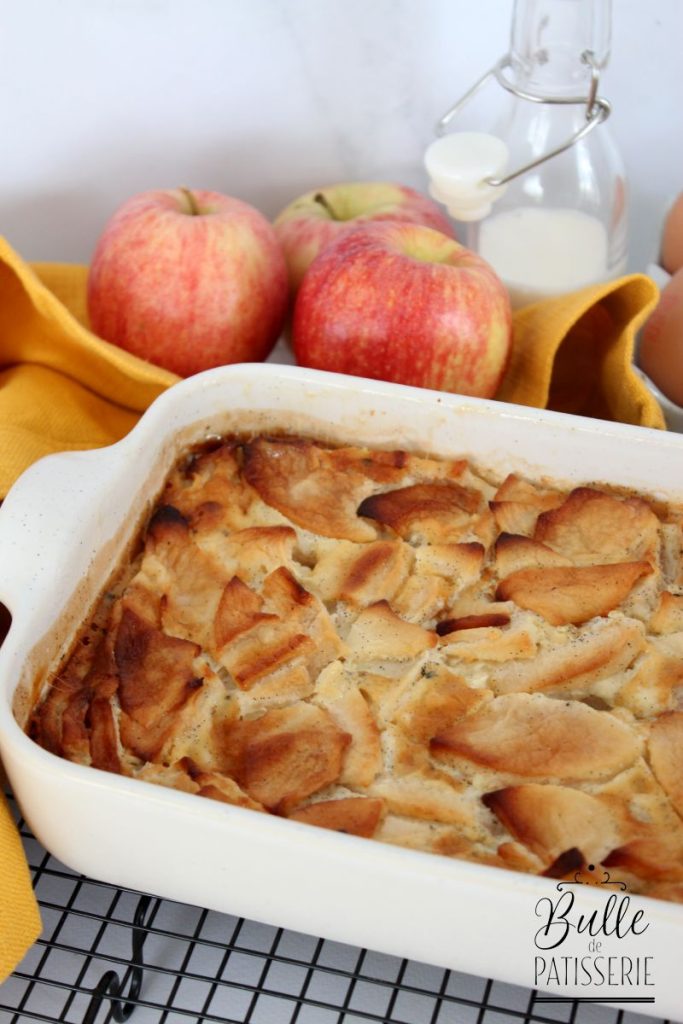 Dessert rapide et facile à préparer : la flognarde aux pommes